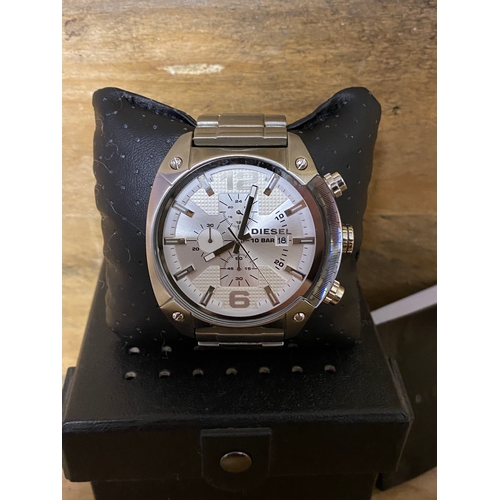 40 - Diesel Metal Strap Watch with Box