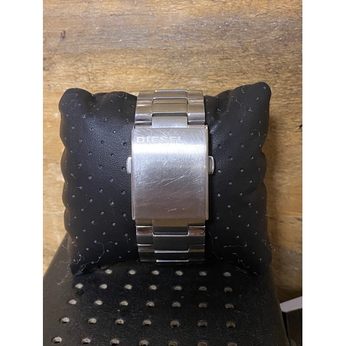 40 - Diesel Metal Strap Watch with Box