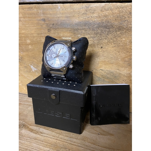 40 - Diesel Metal Strap Watch with Box