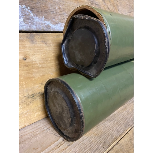 100 - Two U.K Military Howitzer 105mm Shell Boxes