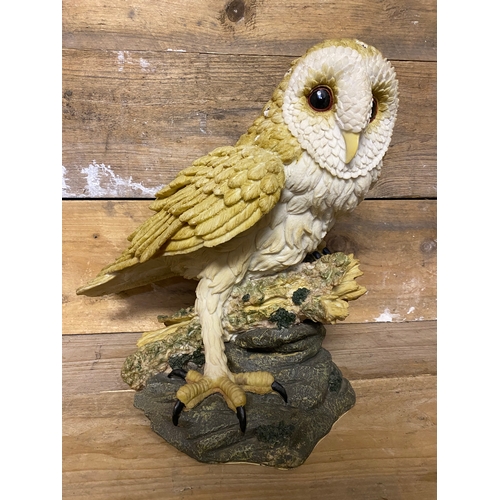 126 - Large Resin Owl Figure, 39cm