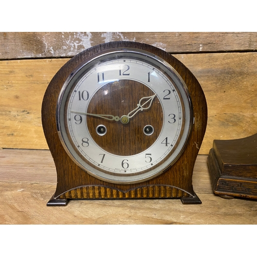 41 - Two Mantle Clocks, both require attention