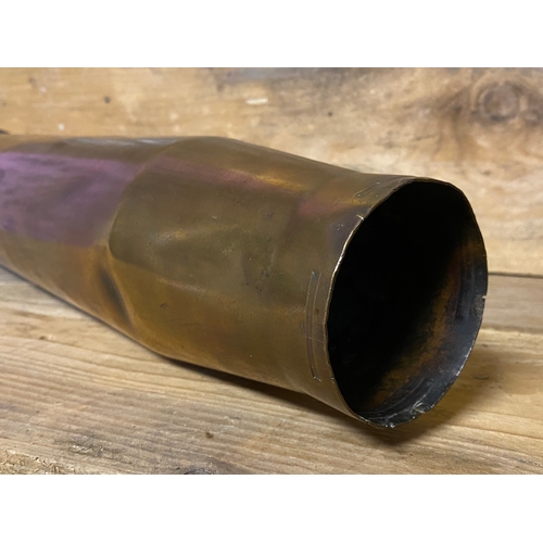 102 - Large Brass WWII Shell Case, 1943