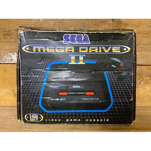 348 - Boxed Sega Mega Drive II 16 bit Console with Two Games and (AF) Controller