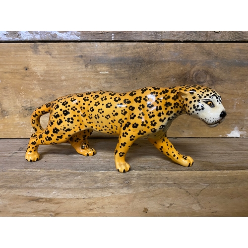 128 - Large Beswick Leopard Figurine, Model 1082