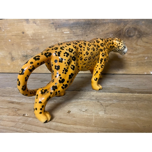 128 - Large Beswick Leopard Figurine, Model 1082