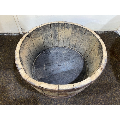 292 - Barrel Section Planter