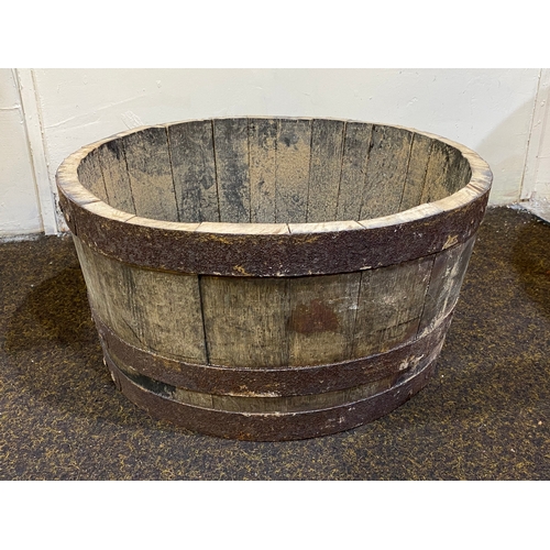 292 - Barrel Section Planter