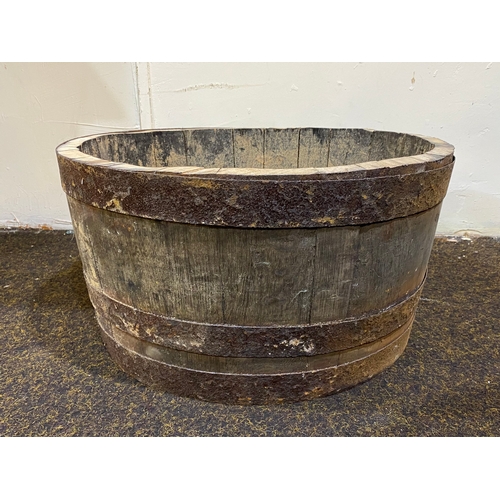 292 - Barrel Section Planter