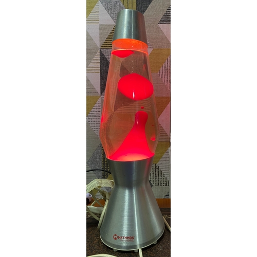 305 - Original Red Mathmos Astro Lava Lamp, working order