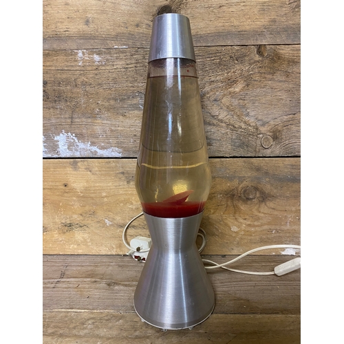 305 - Original Red Mathmos Astro Lava Lamp, working order