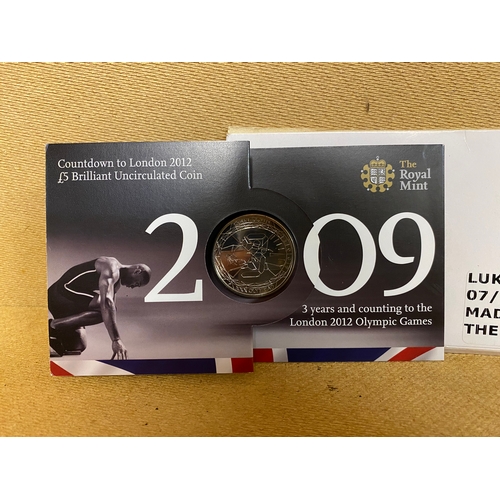 200 - 2009 Countdown to London Olympics £5 Coin