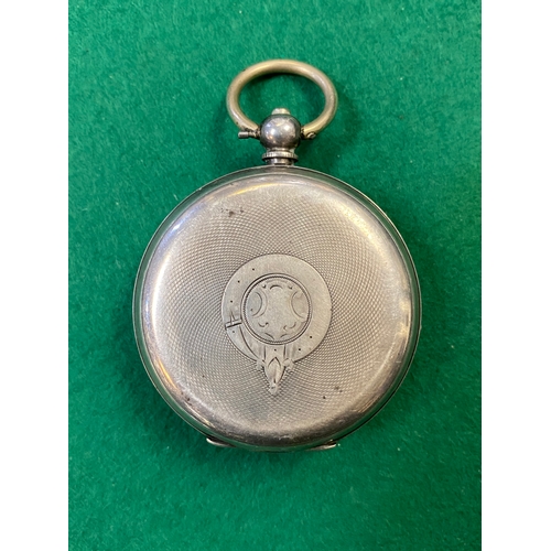 49 - 925 Silver Pocket Watch, spares or repairs