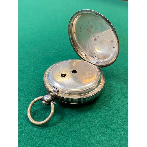 49 - 925 Silver Pocket Watch, spares or repairs