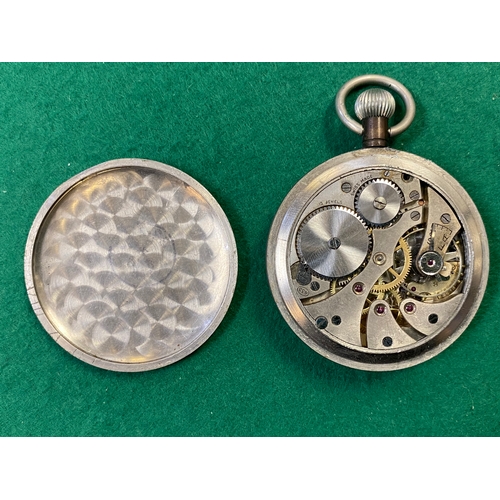 50 - WWII G.S.T.P KC9474 Military Pocket Watch, requires attention