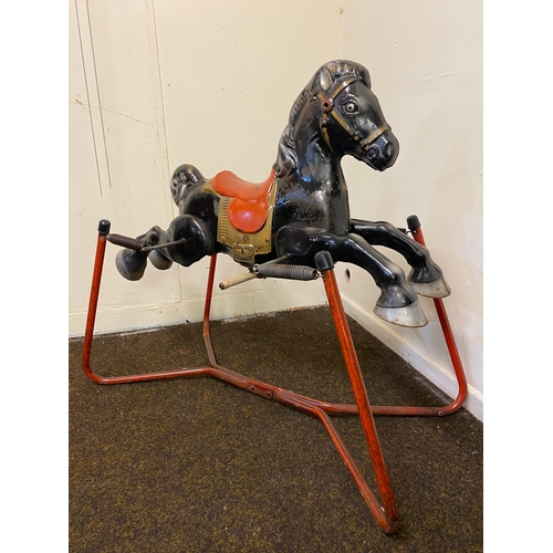 351 - c1950's Mobo Rocking Horse, missing front handles