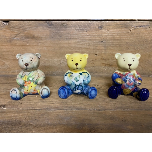 129 - Three Old Tupton Ware Bear Figures