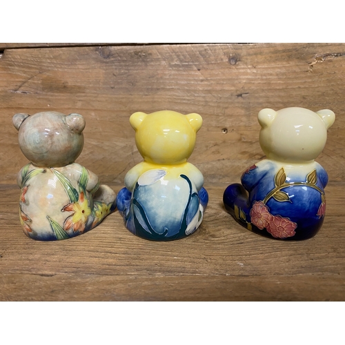 129 - Three Old Tupton Ware Bear Figures