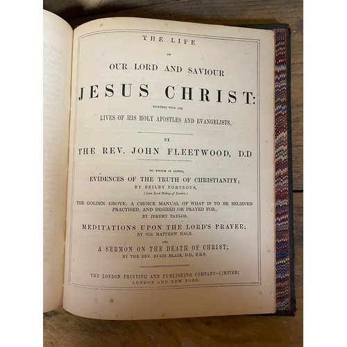 193 - The Life of Our Lord and Saviour Jesus Christ, c19th Century by Rev. John Fleetwood