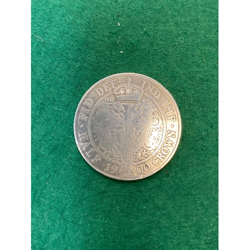 211 - 1900 Silver Half Crown