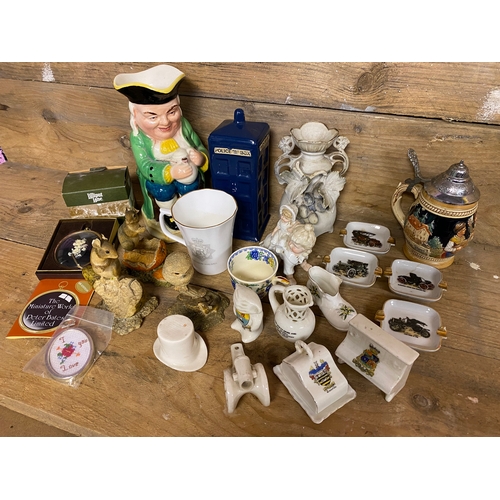 340 - Collection of Mixed Bric-a-brac including Sadler Jug (AF)