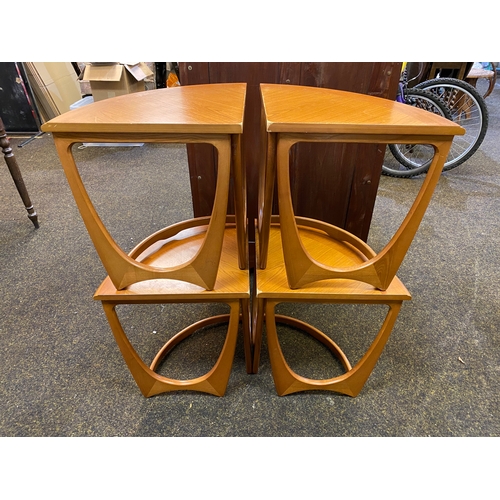 399 - Mid Century Coffee Table in Quarter Sections