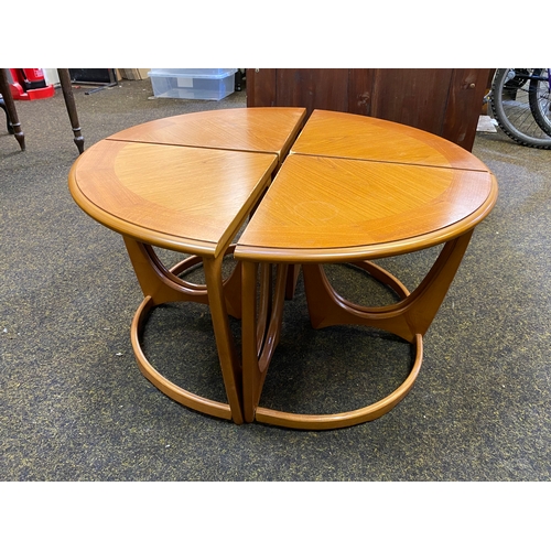 399 - Mid Century Coffee Table in Quarter Sections