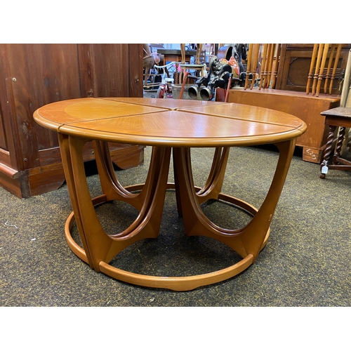 399 - Mid Century Coffee Table in Quarter Sections