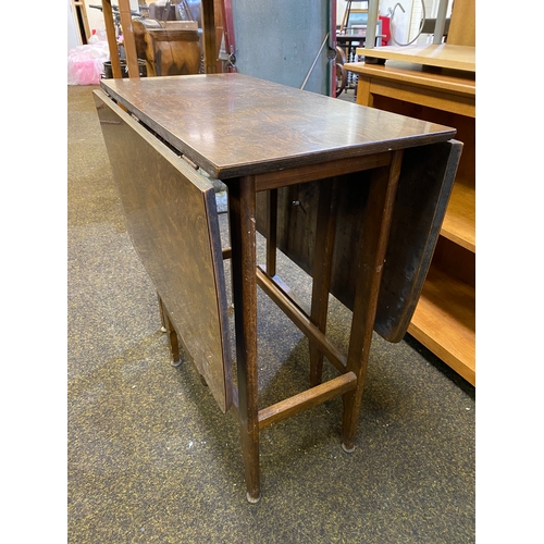 407 - Mid Century Melamine Topped Drop-leaf Table