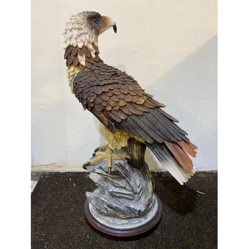 133 - Large Resin Eagle Figure, 68cm