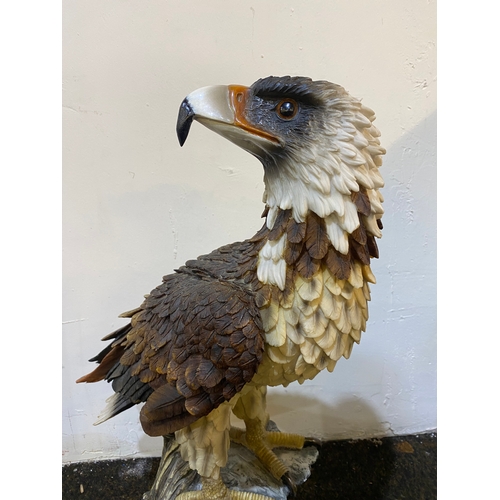 133 - Large Resin Eagle Figure, 68cm