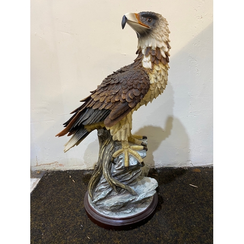 133 - Large Resin Eagle Figure, 68cm