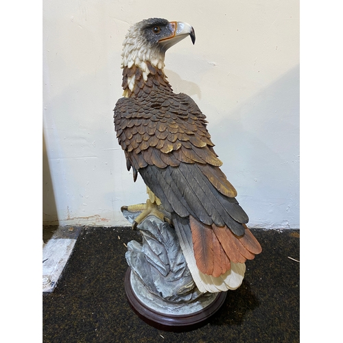 133 - Large Resin Eagle Figure, 68cm