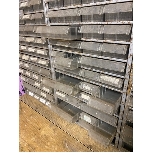 291 - Four Metal Workshop Parts Drawer Units