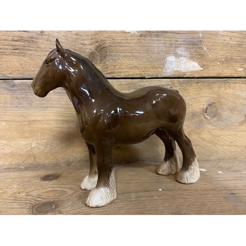 6 - Beswick Shire Horse