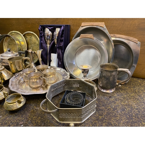 39 - Large Collection of Metalware