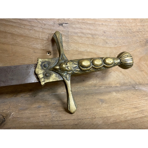 50 - Brass Handled Decorative Sword