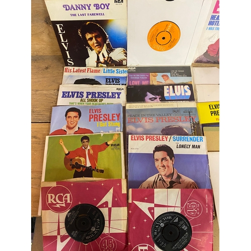 63 - Collection of 30x Singles to include RCA and Sun Record Labels, Mainly Elvis