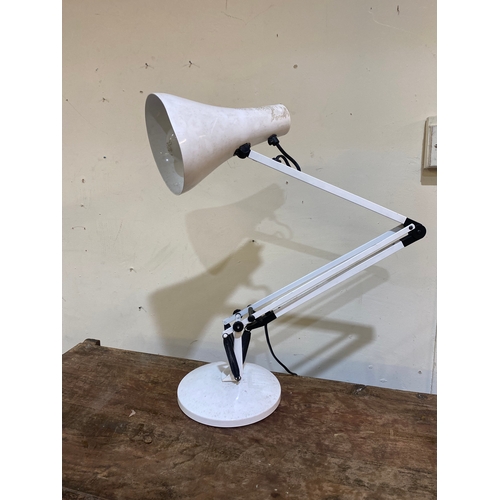 74 - White Anglepoise Lamp, made in England