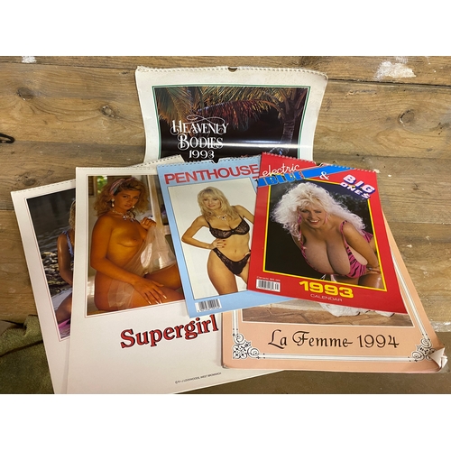 86 - 1990's Erotica Calendars to include Penthouse