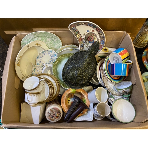 100 - Large Box of Assorted Ceramics