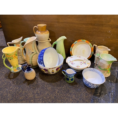 101 - Collection of Jugs and Bowls inc. Falconware