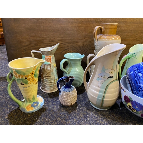 101 - Collection of Jugs and Bowls inc. Falconware