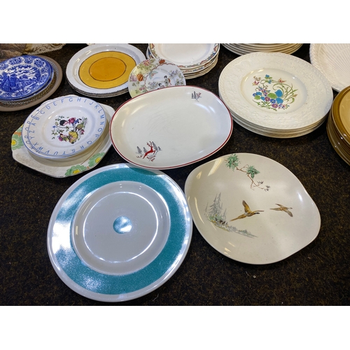 108 - Large Collection of Plates including Mid Century