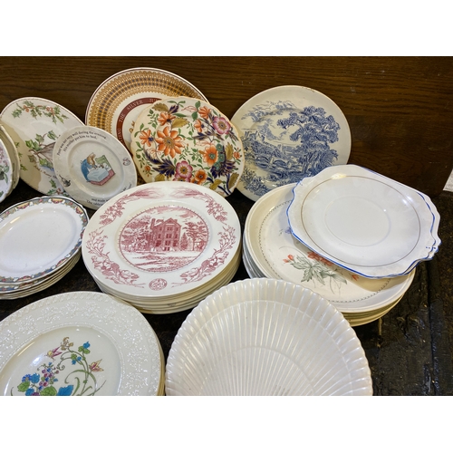 108 - Large Collection of Plates including Mid Century