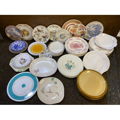 108 - Large Collection of Plates including Mid Century