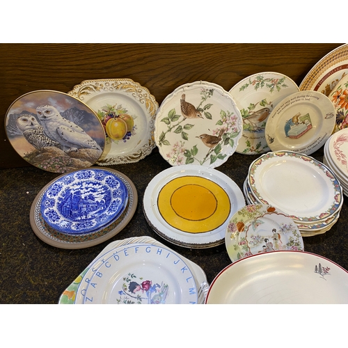 108 - Large Collection of Plates including Mid Century