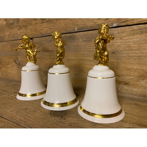 125 - 3x Collectible Royal Doulton 'The Speech of Angels' Bells