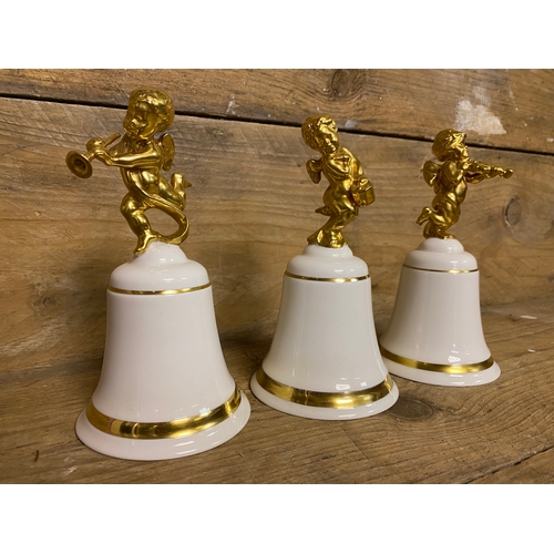 125 - 3x Collectible Royal Doulton 'The Speech of Angels' Bells