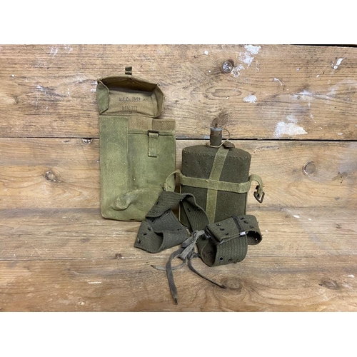 134 - Military Canteen and Holder